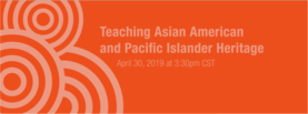 Asian American Pacific Islander Webinar flyer