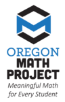 Oregon Math Project Logo