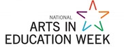 arts in education week multicolor star logo