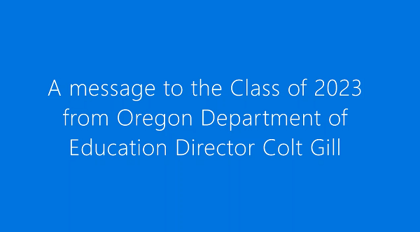 Colt Message to Graduates