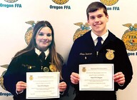 Astoria students who received State FFA degrees