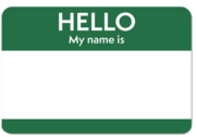 Name Tag - Hello My Name Is