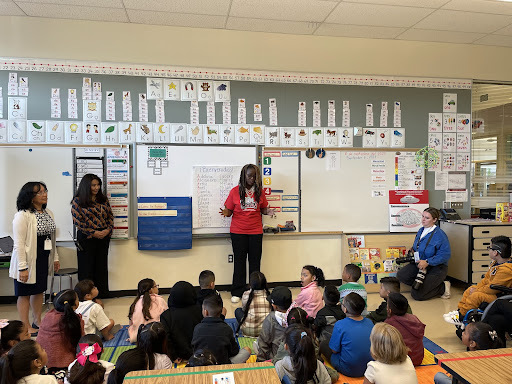 Chavez Elementary Visit First Grade Class