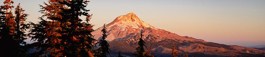 Mt Hood - Photo by Chris Brodell: https://www.pexels.com/photo/snow-covered-mountain-under-the-blue-sky-14606063/