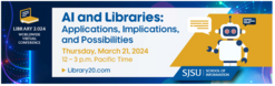 AI and Libraries flyer