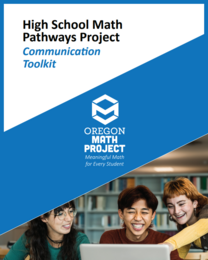 Cover of High School Math Pathways Communication Toolkit