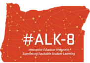 ALK-8 Logo with text "Innovative Educator Networks Supporting Equitable Student Learning"