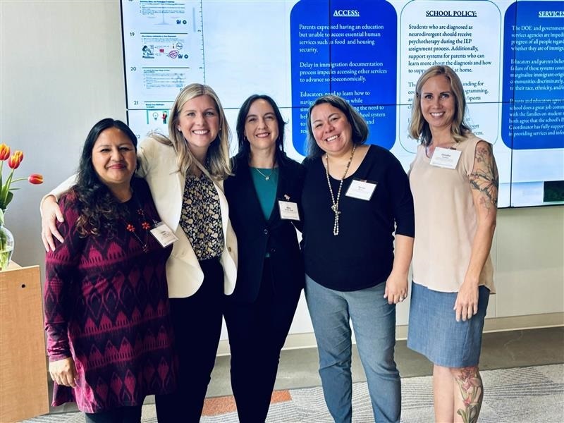 Group of people posing for a photo