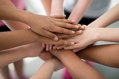 hands together