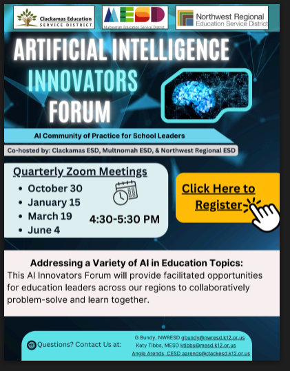 Regional Quarterly AI Meeting Flyer