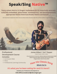 Speak/Sing Native Flyer