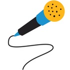 A microphone with a cord attached to it
