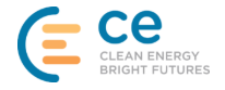 Clean Energy. Bright Futures. Logo