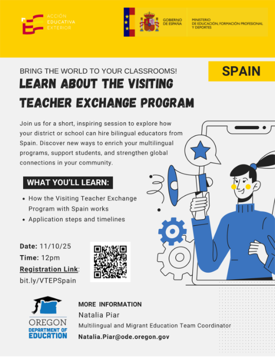 Flyer with meeting information