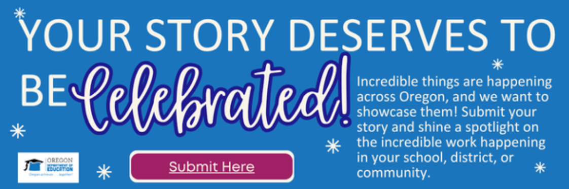 Your Bright Spot Story Deserves to be Celebrated. Submit here!