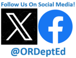 Follow Us on Social Media @ORDeptEd