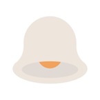 A light yellow single bell 