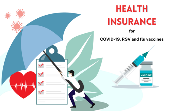 graphic showing insurance coverage for vaccines