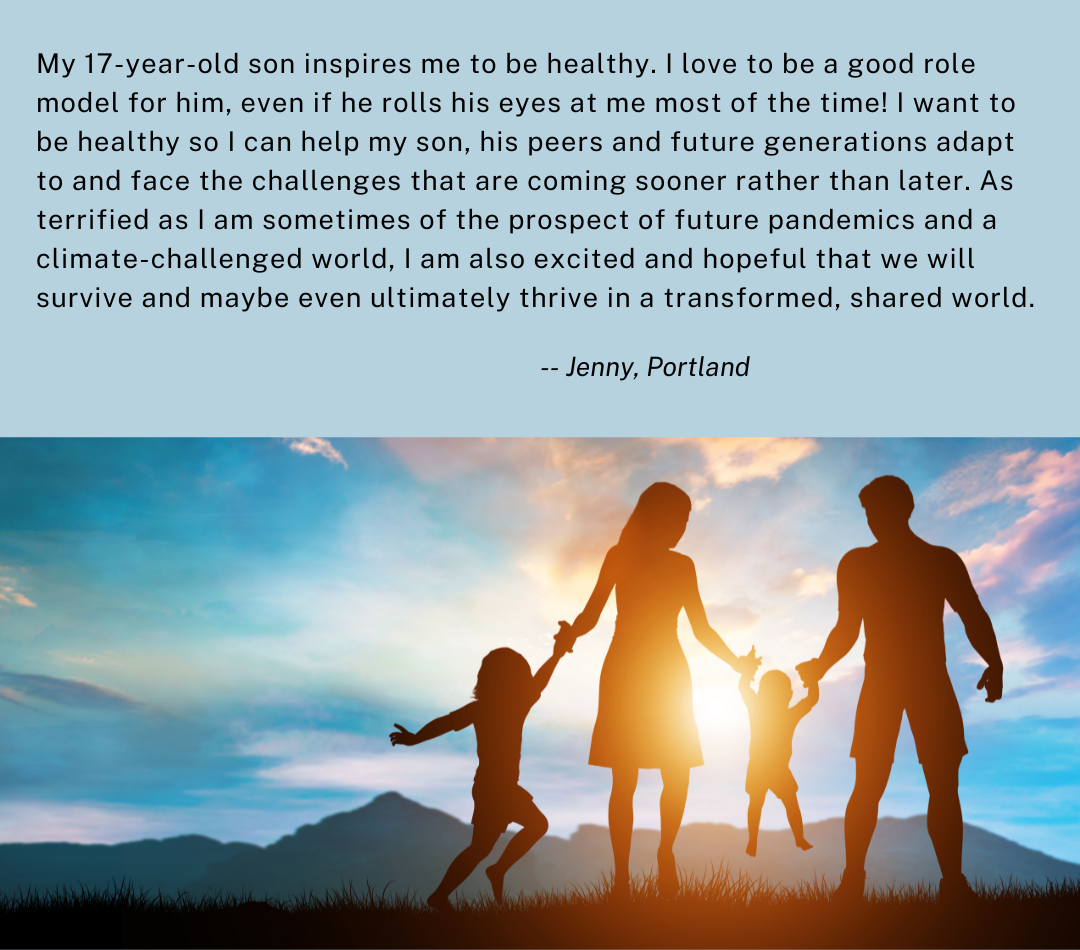 reader story about what inspires them to be healthy