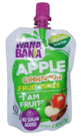 photo of WanaBana applesauce pouch