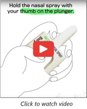 video thumbnail of how to use nasal naloxone