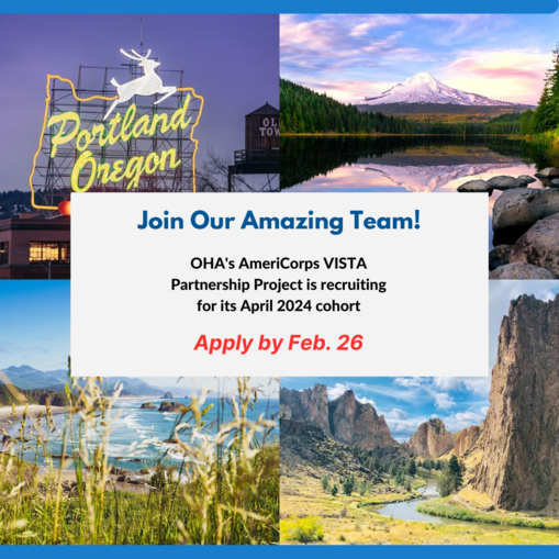 image for Americorps VISTA recruitment announcement
