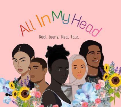 illustration for All In My Head podcast