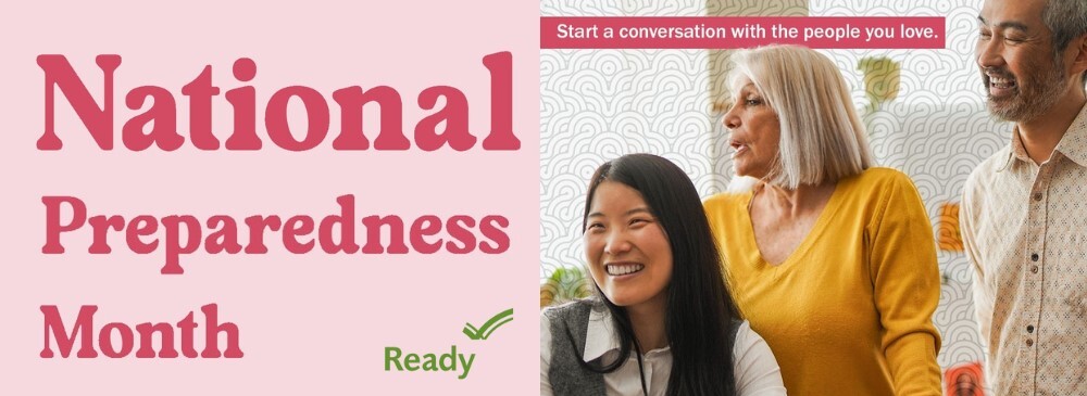 National Preparedness Month banner