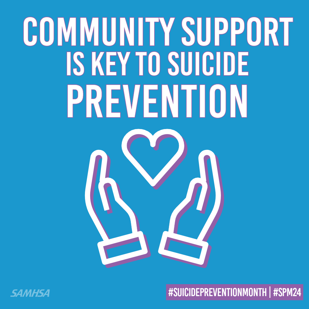 Suicide Prevention Awareness Month graphic