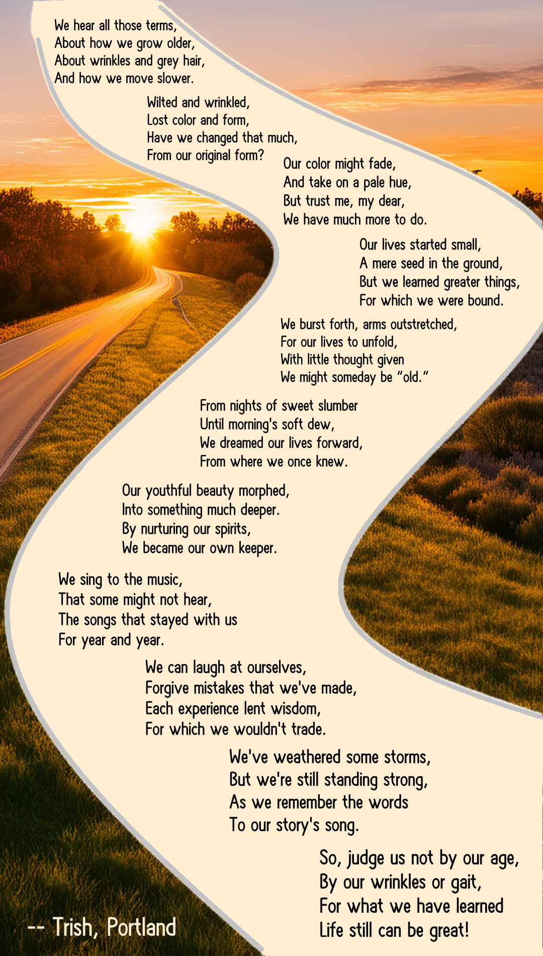 poem about growing old