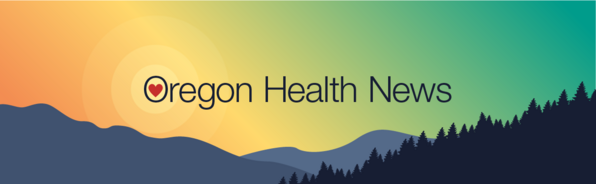 Oregon Health News banner with a little red heart