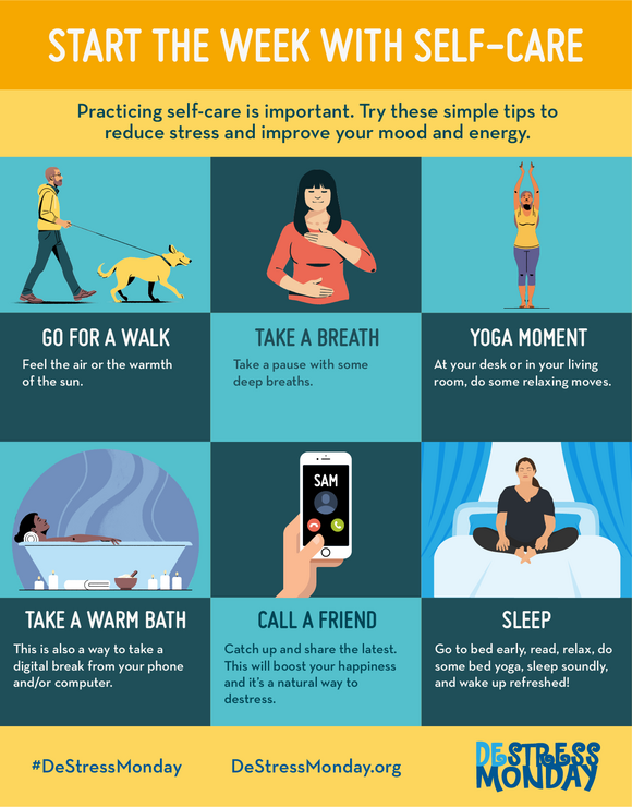 Infographic about self care
