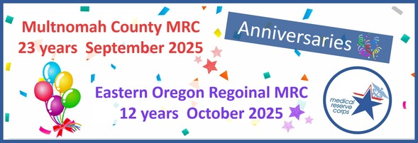 SERV-OR Bulletin MRC Anniversaries - September 2025