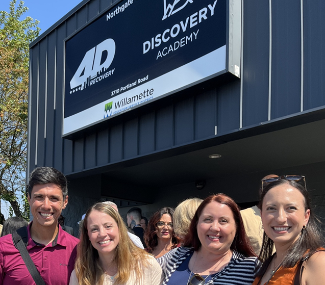 OHA staff at opening of Discovery Academy