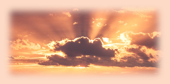 Clouds in a sunset sky