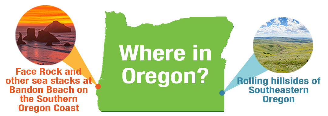 February Where in Oregon