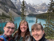 Sarah Bates with daughters (Linn County MRC Coordinator)