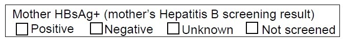 Facility worksheet
