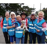 Lila Wickham with members - Cannon Beach MRC