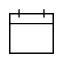 Outline of a calendar page