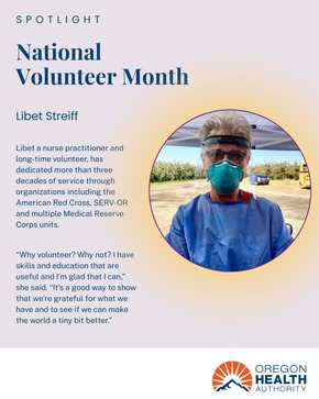 Volunteer Month Recognition 2026 - Libet Streiff