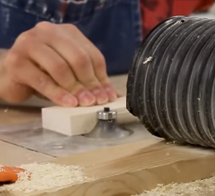 Close up shot of patient's hand as woodworking at part of OSH Vocational Services