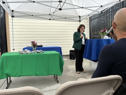 Speaking at Mountain View opening
