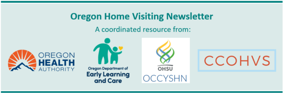 Newsletter banner with OHA, DELC, OCCYSHN and CCOHVS logos