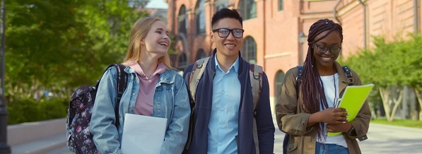 wide photo - students walking