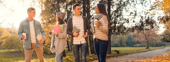 Students in fall - large