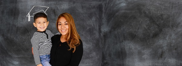 Mother with child - large