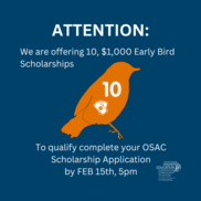 Scholarship Early Bird