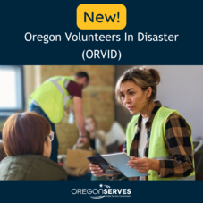 Oregon volunteers in disaster