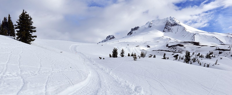 Snowfall in Oregon
